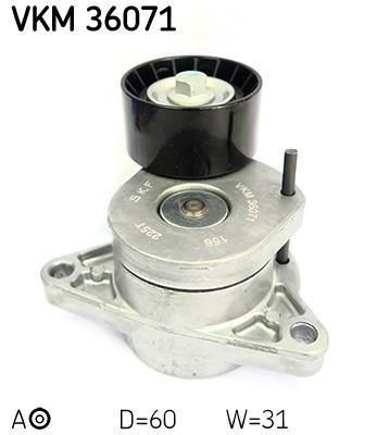 Galet tendeur de courroie d'accessoire SKF ref. VKM 36071